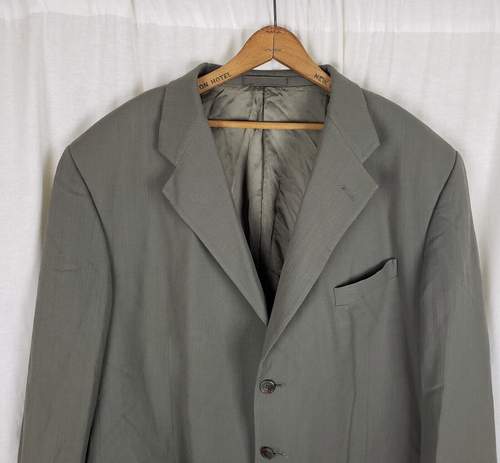 Vintage Monsieur Givenchy Wool Blazer Jacket Sportcoat Mens 48R Miltons Woven - Picture 2 of 8