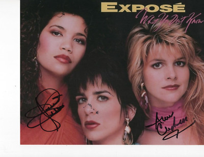 EXPOSE SIGNED 8X10 ANN AND JEANETTE WHAT YOU DONT KNOW