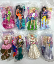 BK A12 MCDONALD'S HAPPY MEAL TOYS LOT 8 BARBIE DOLL 1994 VINTAGE