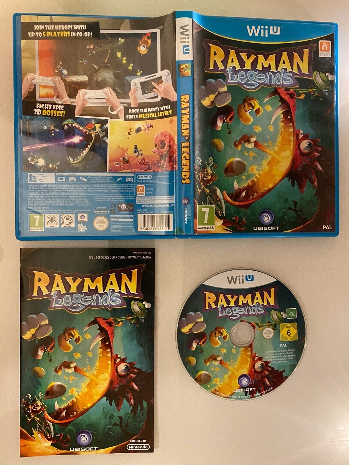 Rayman Legends Nintendo Wii U Game FAST DISPATCH UK