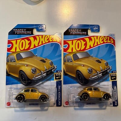 Hot Wheels Transformers Bumblebee (lot of 2)