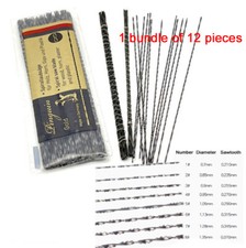 1#-8# 130mm Scroll Jig Saw Blades Spiral Teeth Kinds Wood Saw Blades Wire Metal