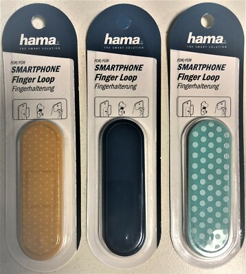 Finger Loop Handy Halter Smartphone Fingerhalterung Handy Gadget Griff hama 