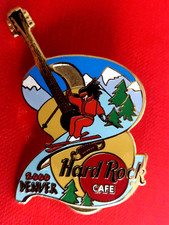 HRC Hard Rock Cafe Denver 2nd Anniversary Skiing Girl Logo LE
