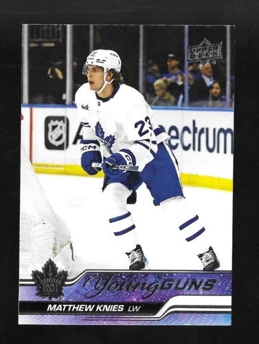 MATTHEW KNIES 2023-24 Upper Deck Young Guns #222 SERIES 1 TORONTO MAPLE LEAFS