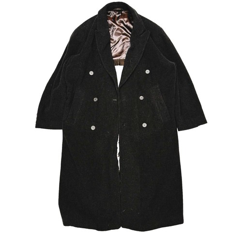 Vintage Wellington Fashions Classic Cashmere Blend Long Blue Coat 