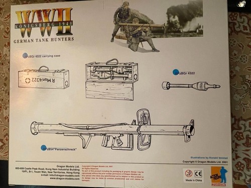 2001 Dragon Models seconda guerra mondiale Konigsberg scala cacciatori di carri armati tedeschi ""Piccoli e grossi" - Foto 3 di 8