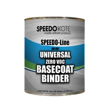 Universal Basecoat Binder for automotive base coats, 0 VOC, One Gallon SMR-0001