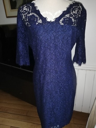 Robe bustier fendue Rosemonde Bleu La petite etoile - Femme | Place des Tendances