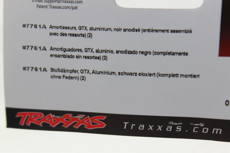 Traxxas TRX 7761 A Dämpfer GTX Alu schwarz Eloxiert montiert ohne Federn X-Maxx - Bild 3 von 4