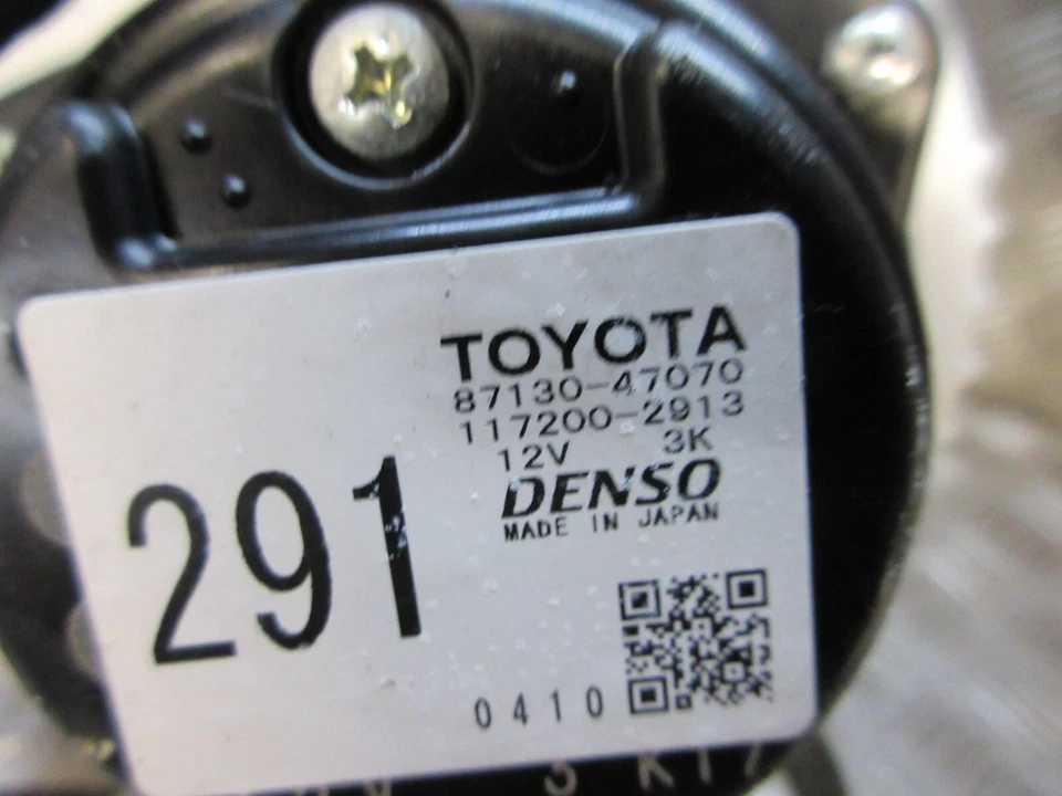 TOYOTA PRIUS 2008 1.5 T SPIRIT VVT-I MK2 5DR HEATER BLOWER MOTOR 87130-47070 - Image 3 of 3