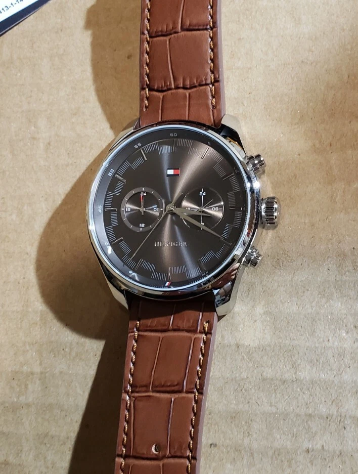 Tommy hilfiger top gunmetal watch