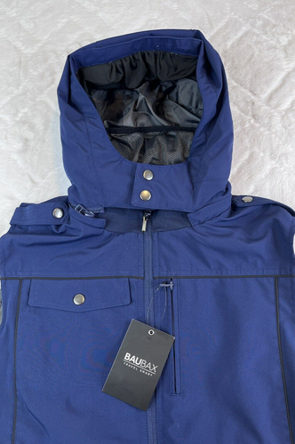 Chaleco de viaje Baubax para hombre (S) azul marino cremallera frontal chaqueta con capucha - Imagen 1 de 11