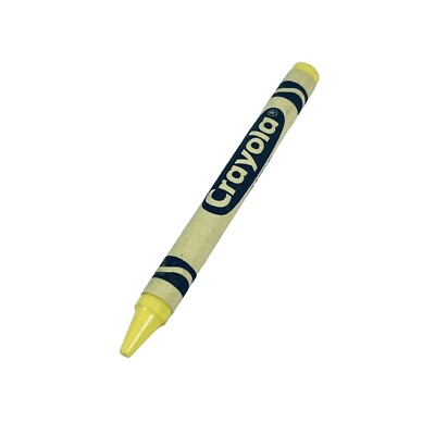 Lemon Yellow Crayola Crayon Retired  New Unused Binney & Smith New York Vintage