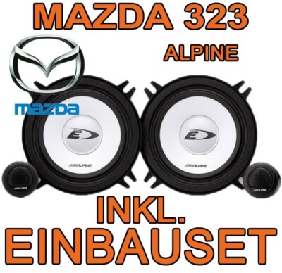 MAZDA 323 BY ALPINE 13cm 2-WEGE LAUTSPRECHER BOXEN TÜR HINTEN HECK NEUWARE