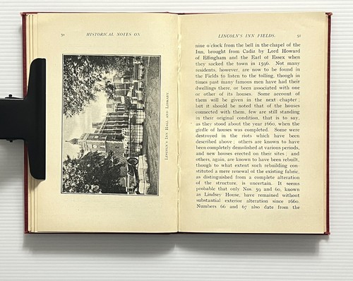 Historical Notes on Lincoln's Inn Fields by Marks London Public Square HC 1922 - Picture 14 of 16