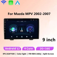 Android12 Car Radio For Mazda MPV 02-07 Multimedia Stereo Navigation GPS Carplay
