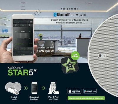 kb sound bluetooth ceiling speakers