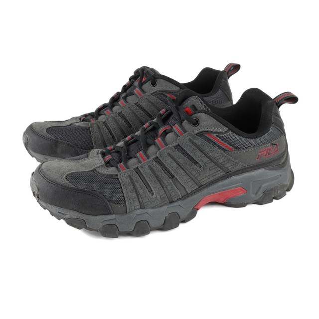 fila tennis shoes mens grey