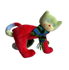 Russ Berrie Wags to Whiskers Color Block Kitty Cat Kitten Stuffed Toy Plush NEW