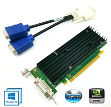 Windows 10 Dell Optiplex 3010 7010 9010 NVIDIA Low-Profile Dual VGA Video Card
