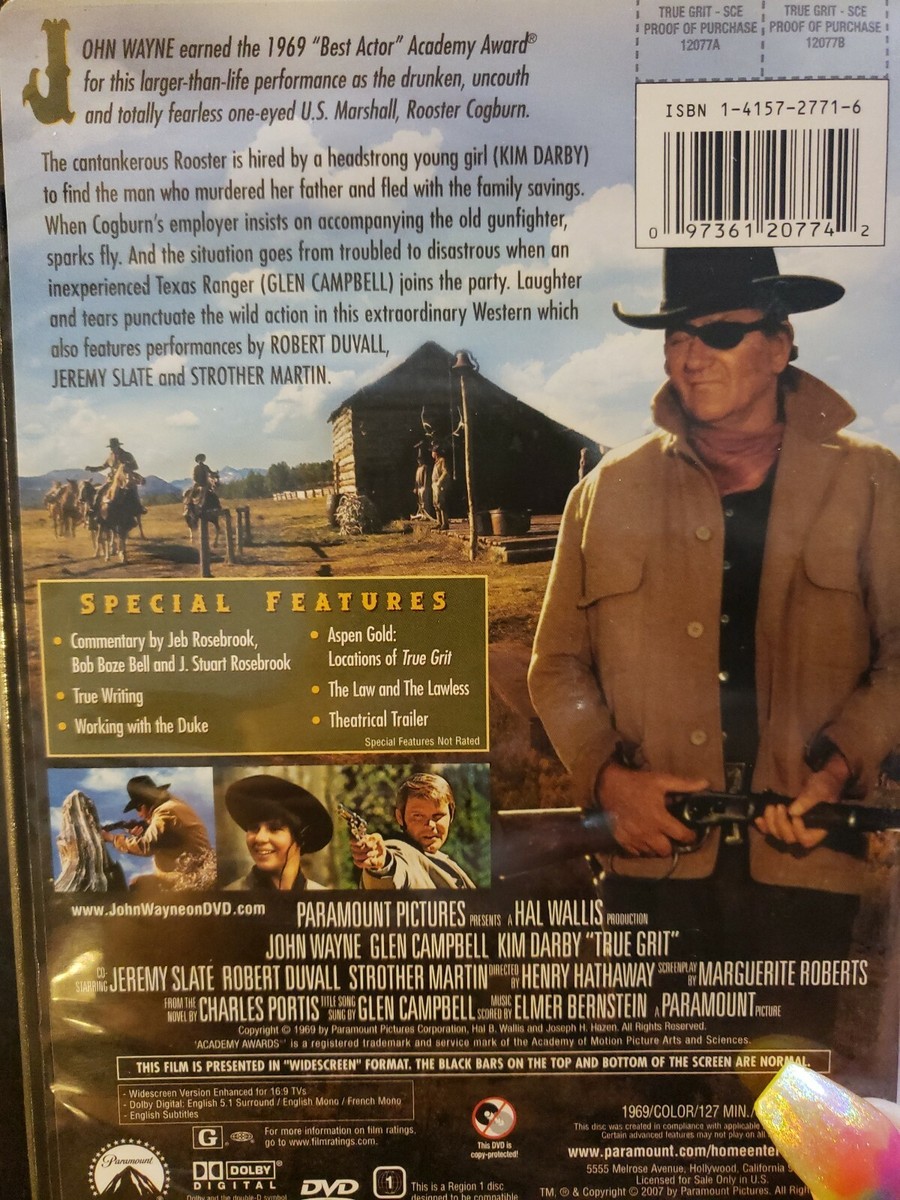 True Grit (DVD, 1969, Special Collectors Edition) widescreen