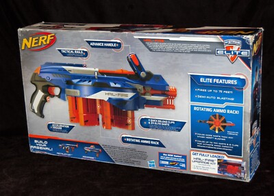 NEW Nerf Hail Fire N-Strike Elite Semi Automatic Blaster Dart Gun
