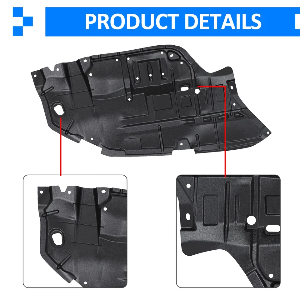 Fit For Toyota Camry 2012-2014 Front Engine Splash Shield Under Cover Left&Right Foto 3 de 4