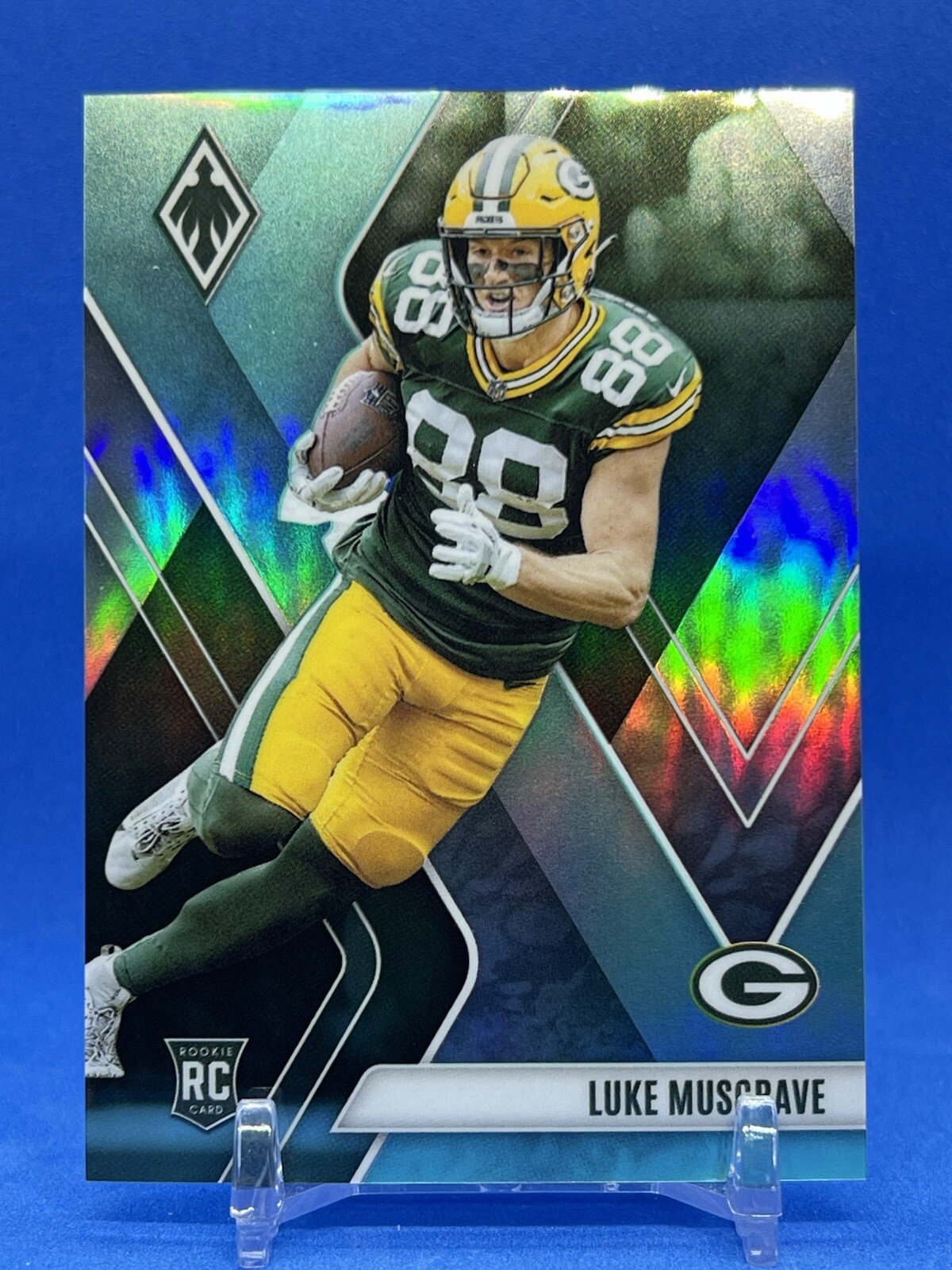 2023 Luke Musgrave Panini Phoenix Rookies Teal #74/150 #160 Rookie RC Packers