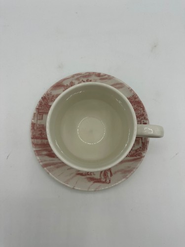 Churchill England Kaffee-/Teetasse mit Untertasse rot (232) - Bild 2 von 6
