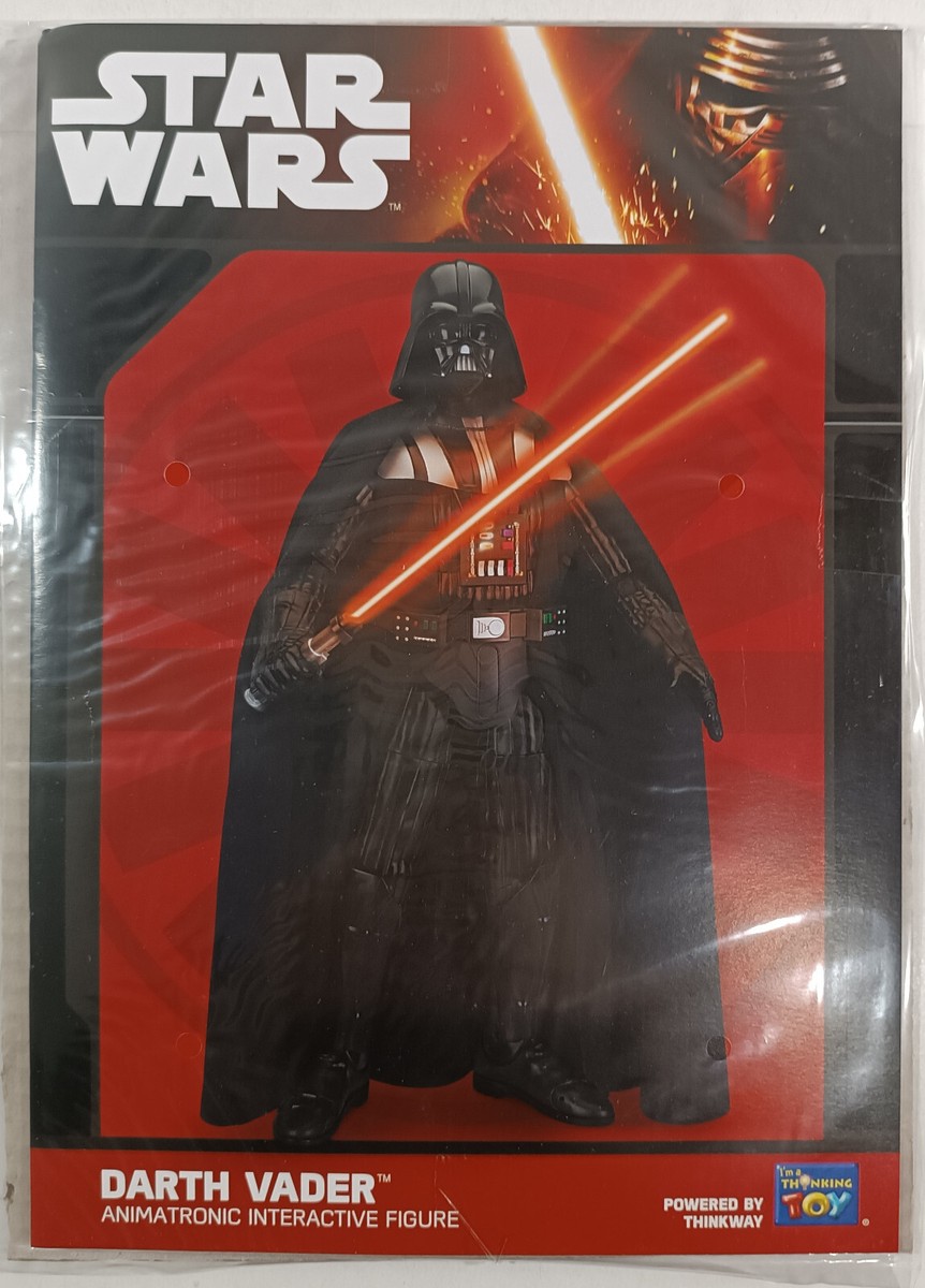 THINKWAY STAR WARS 17'' DARTH VADER ANIMATRONIC INTERACTIVE THINKWAY STAR WARS 17'' DARTH VADER ANIMATRONIC INTERACTIVE