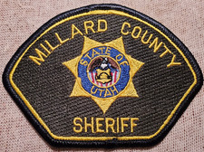 UT Millard County Utah Sheriff Patch (2.75In Tall Sm Sz)
