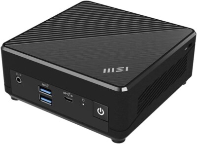 MSI Cubi N NUC MINI PC Intel Pentium N200 4GB/128GB SSD Dual LAN W11P, Black