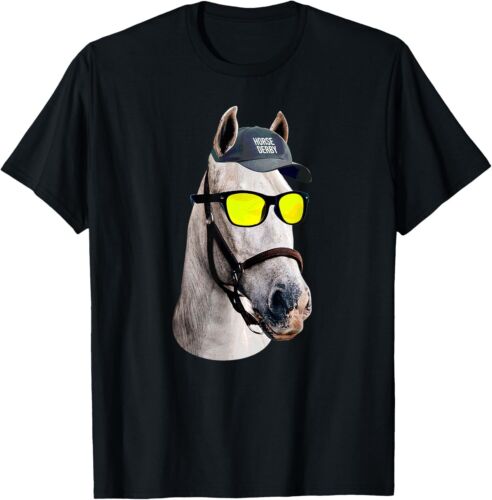 Funny Horse Racing Vintage Horse Portrait KY Derby Horse T-Shirt Hoodie