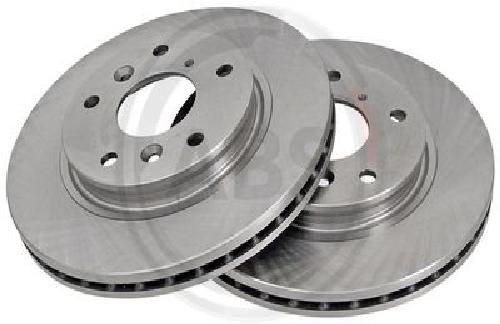 2x Original A.B.S. Brake Disc 15950 for FORD USA Mazda