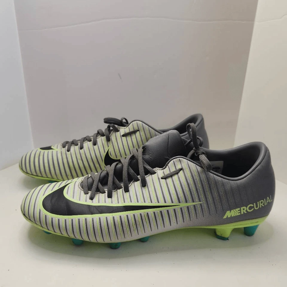 Nike Mens Elite Green Mercurial Vapor XI Football Soccer Cleats Boots Size 9 - Image 4 of 4