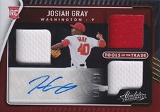 2022 Absolute Tools of the Trade 3 Swatch Auto Josiah Gray 172/199