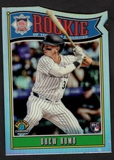 2025 Drew Romo Bowman Chrome Baseball Die Cut Refractor Rookie RC ROY-9