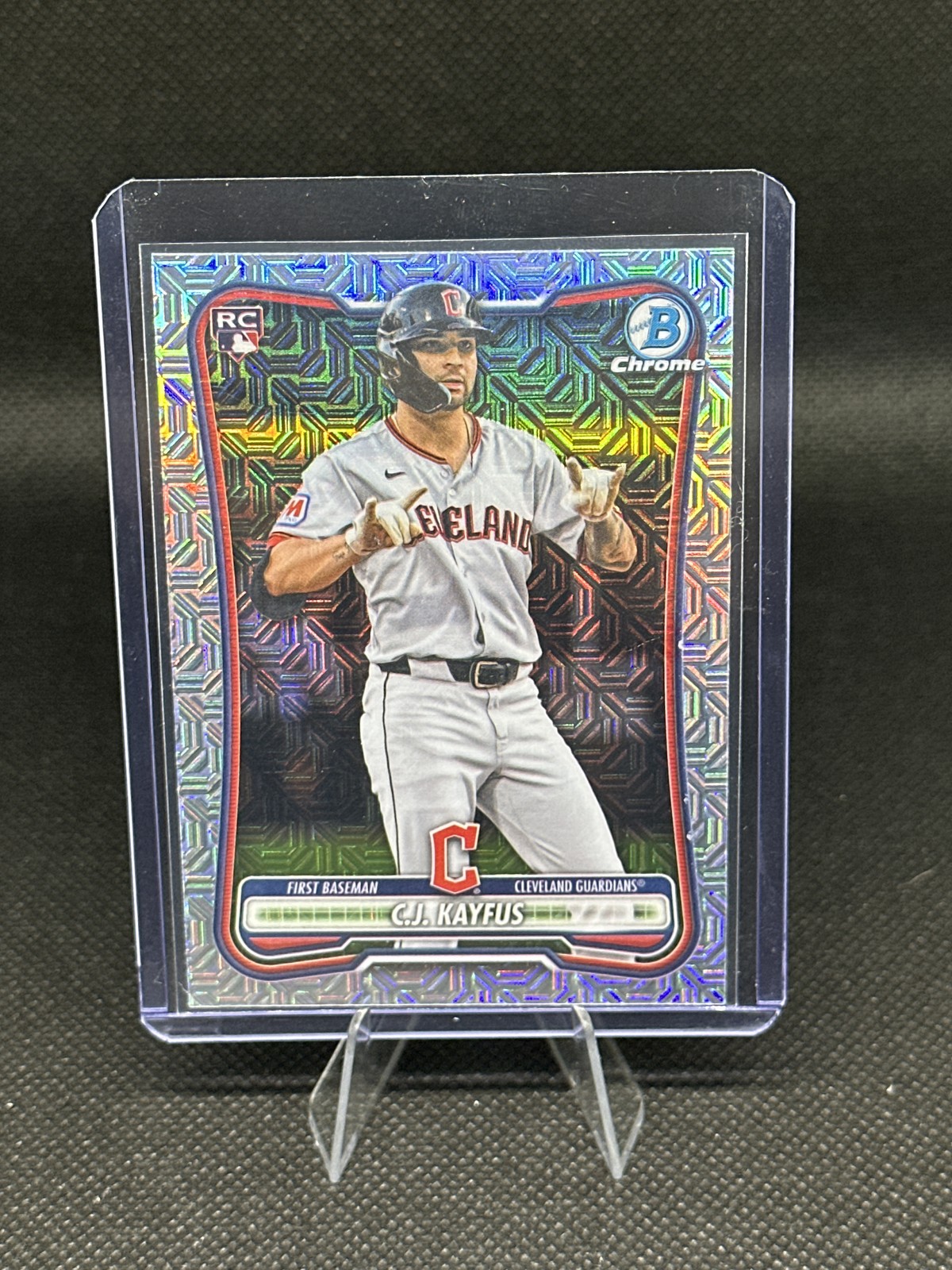 2026 Bowman #98 C.J. Kayfus Chrome Mojo Refractors
