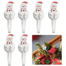 6 PCS Christmas Garland Hangers for Mantle Garland Hooks, Christmas Fireplace...