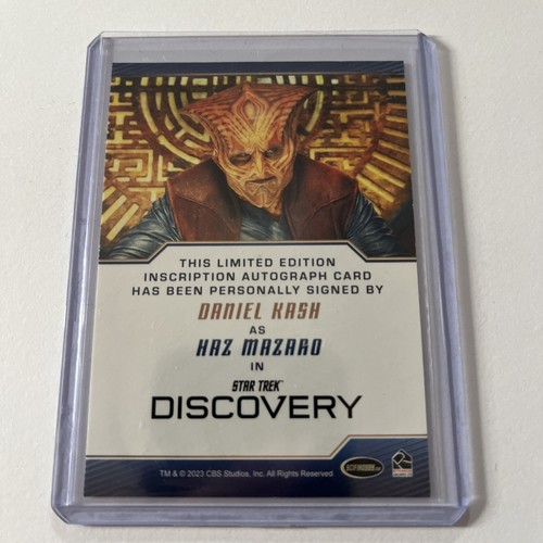 2023 Star Trek Discovery Season 4 Daniel Kash As Haz Mazaro Auto - Picture 3 of 3
