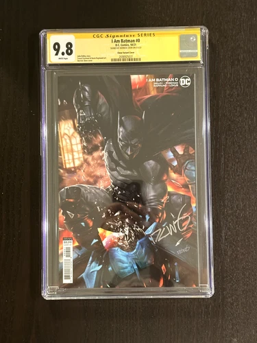 I am Batman #0 CGC Graded 9.8 Signed by Derrick Chew