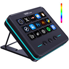 18 Key Stream Deck LCD Macro Pad RGB USB-C For OBS PC Mac Hotkey Board Pro
