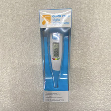 up  up Quick Read Digital Thermometer Flexible Tip Fever Alert w/ Batteries