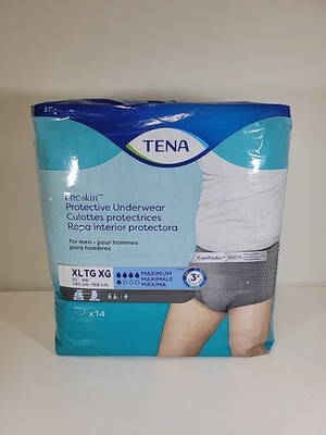 Tena ProSkin Maximum Absorbency Incontinence Underwear for Men, XL, 14 Count