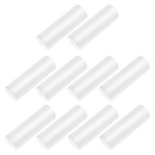 10pcs Foam Cylinders For Crafts: White Polystyrene Tubes Diy Modeling Supplies