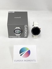 Garmin Approach S62 WHITE Golf GPS Watch Smartwatch Bluetooth Used