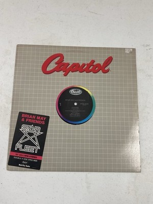 BRIAN MAY & FRIENDS - Star Fleet (Eddie Van Halen) Promo 12  33rpm Single Vinyl