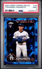 2024 TOPPS CHROME SAPPHIRE UPDATE SERIES #149 YOSHINOBU YAMAMOTO PSA 9