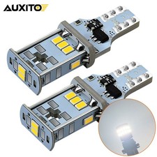 AUXITO 2PCS T15 912 LED 921 W16W Reverse Backup Bulbs Light White Error Free